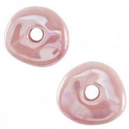 DQ Griechische Keramik Perle Donut - Magenta haze pink